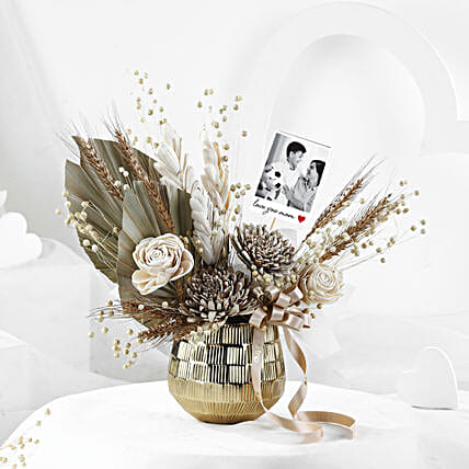 Personalised Fridge Magnet N Rustic Charm Floral Pot-picture-26