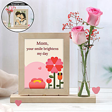 Personalised Photo Frame With Roses For Mom-picture-39