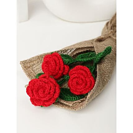 Romantic Red Crochet Rose Wrap-picture-42