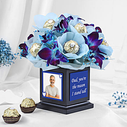 Personalised Floral Gift with Chocolates N Orchids-image-16