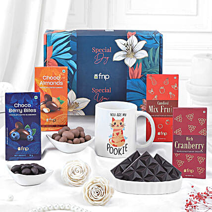 Pookie Mug with Gourmet Treats