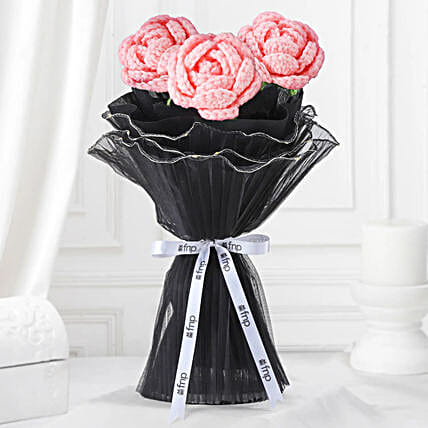 Radiant Red Crochet Rose LED Ensemble-picture-30