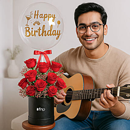 Guitarist N Birthday Blooms 15 to 20 mins