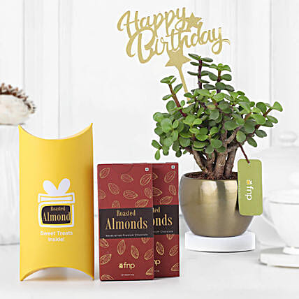 Luxe Leafy Birthday Gift Combo