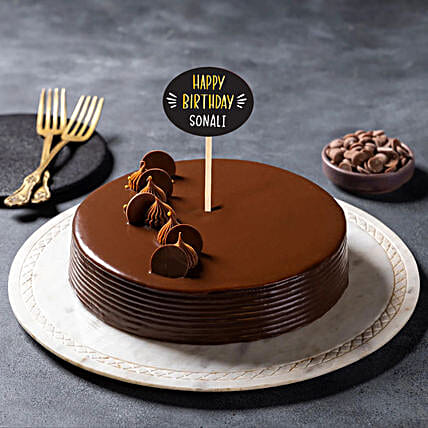 Choco Truffle Birthday Cake-picture-35
