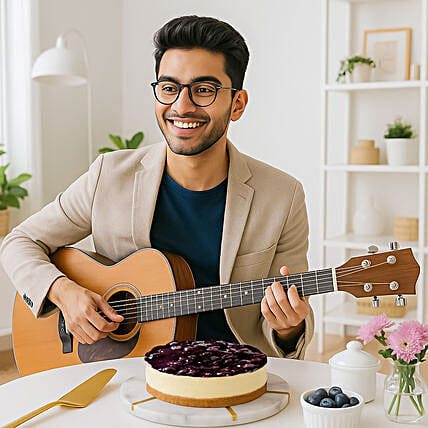 Blueberry Cheesecake with Live Guitarist Surprise-picture-19
