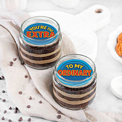 Chocolate Jar Cake Duo for Bestie-image-1