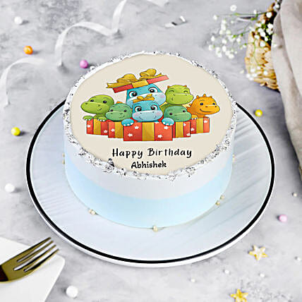 Vanilla Birthday Celebration Cake-picture-11