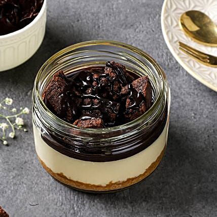 Brownie Cheesecake Jar-picture-40