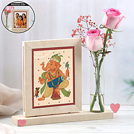 Personalised Ganesha Chaturthi Rotating Photo Frame-picture-41