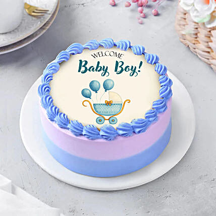 Welcome Baby Boy Chocolate Bento Cake-picture-42