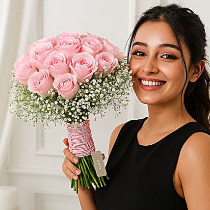 Blush Pink Avalanche Roses Bouquet