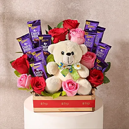Buy Choclates With Soft Toy Online At