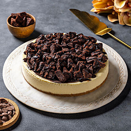 Decadent Brownie Cheese Cake 600gm Eggless