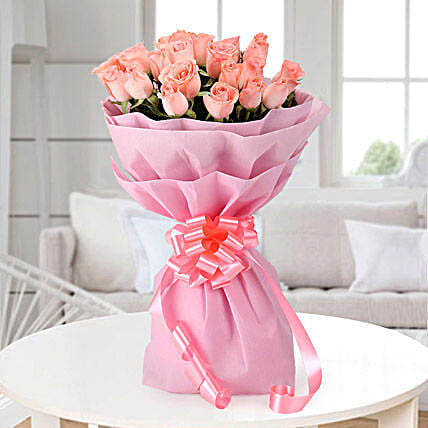 Elegances Pink Roses Bouquet-image-43