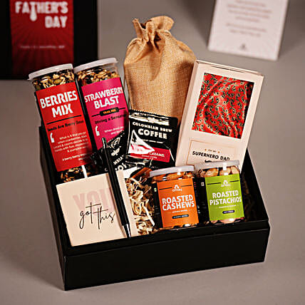 Healthy Snacks Gift Hamper For Dad-picture-12
