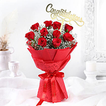Love Infused Wishes Rose Bouquet-picture-27