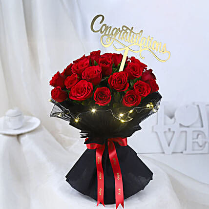 Passionate Greetings Rose Bouquet-picture-10