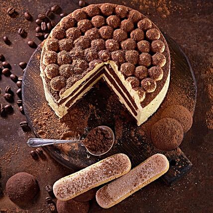 Rich Coffee Cream Cake Half Kg Eggless-picture-39