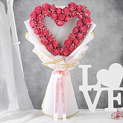 Rosy Glow Dried Flower Arrangement-image-40