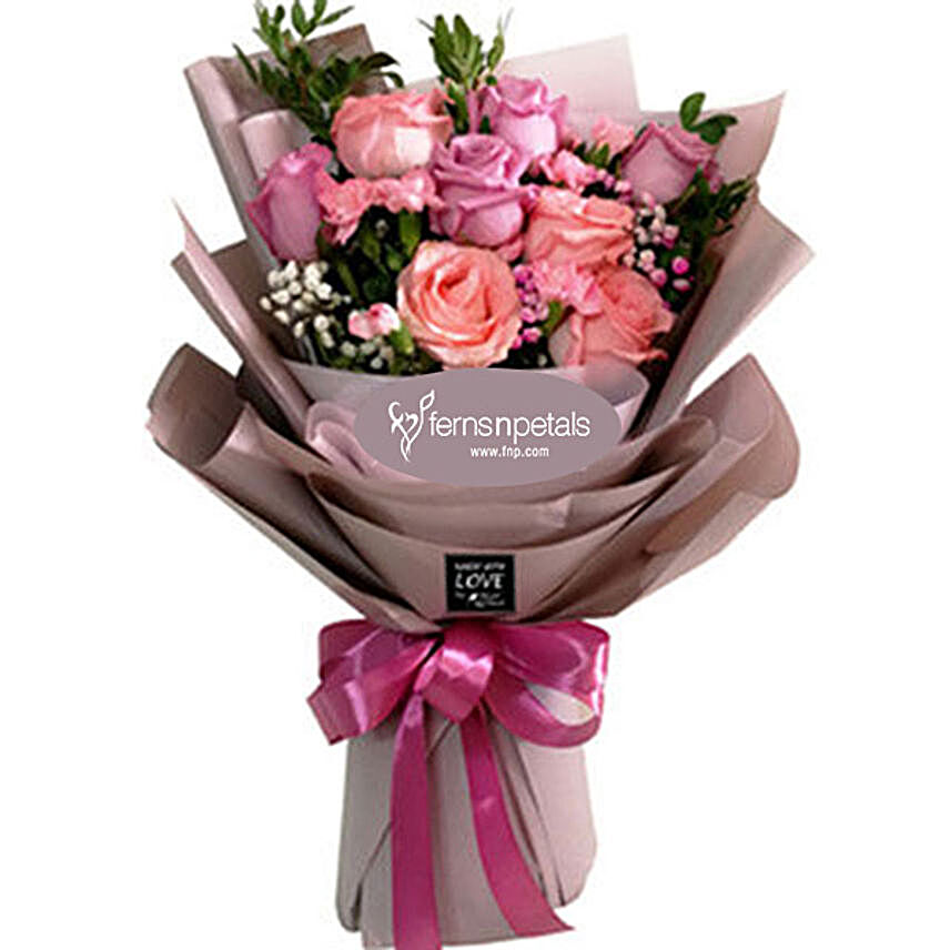 Velvet Rose Bouquet:Send Flower Bouquet to Malaysia