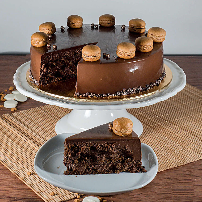 Tempting Callebaut Chocolate Cake:Send Fathers Day Gifts to Malaysia
