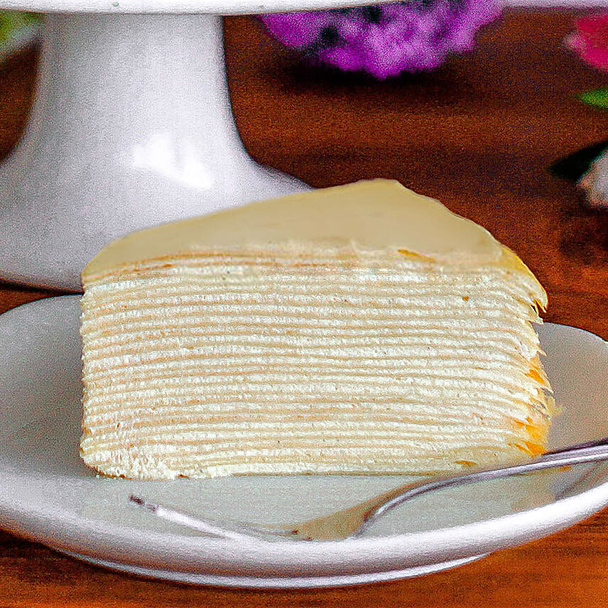 Tempting Madagascar Vanilla Crepe Cake Malaysia Gift Tempting Madagascar Vanilla Crepe Cake Ferns N Petals