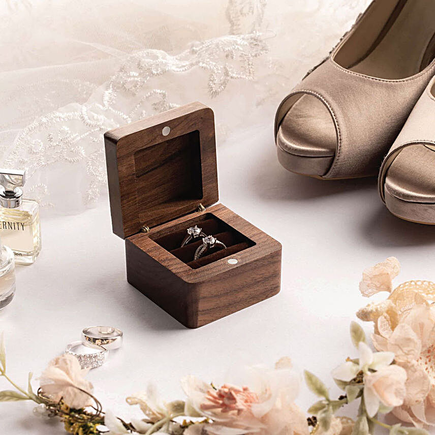 Personalised Luxury Wooden Ring Box
