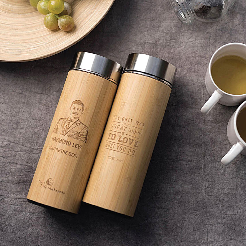 Personalised Stainless Steel Thermal Flask:Gifts for Him to Malaysia