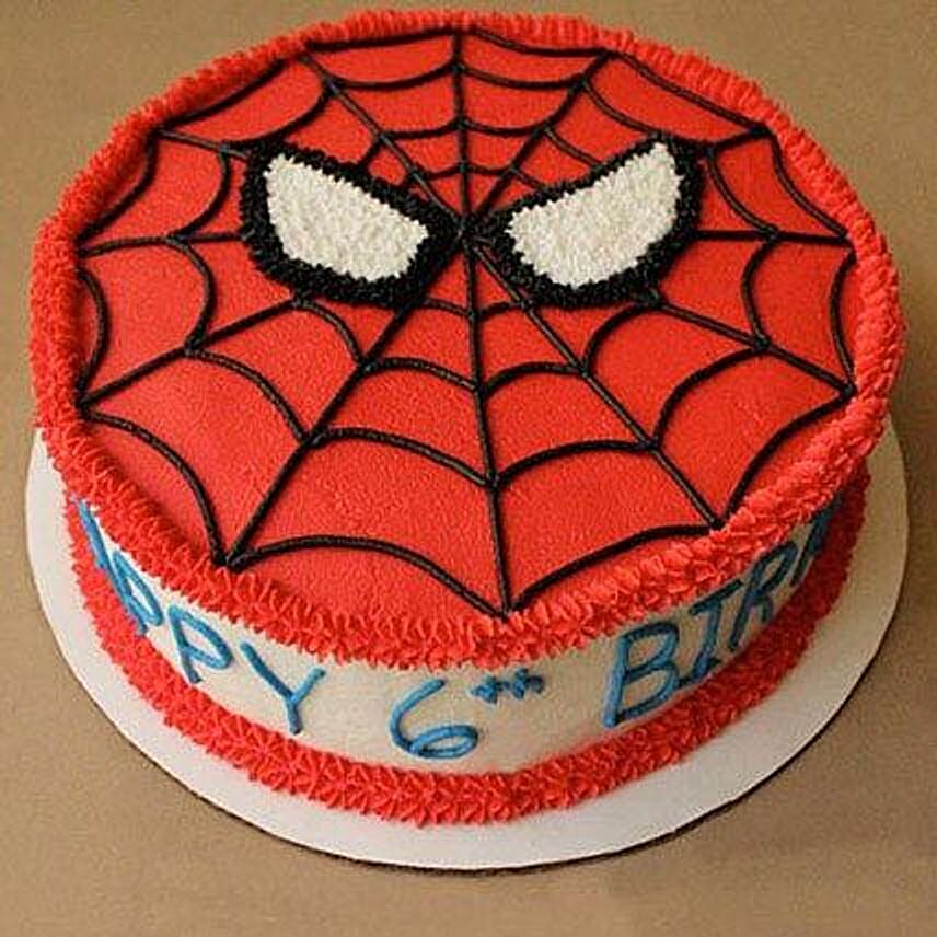 Creamy Spiderman Treat Cake Half Kg