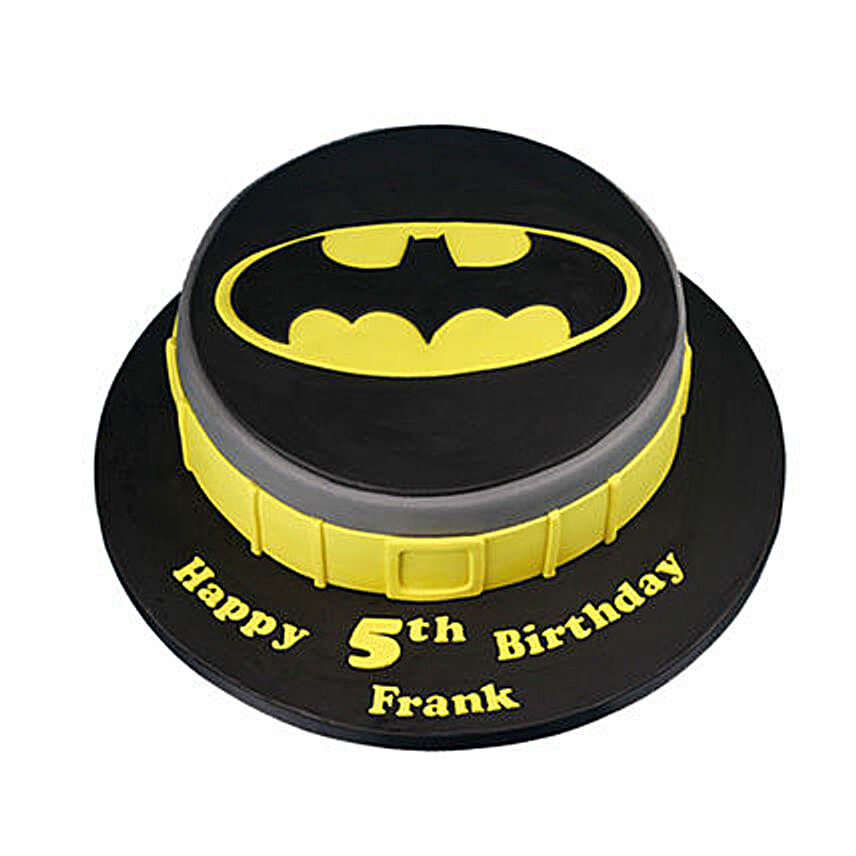 Batman Symbol Cake:Order Birthday Cakes to Malaysia