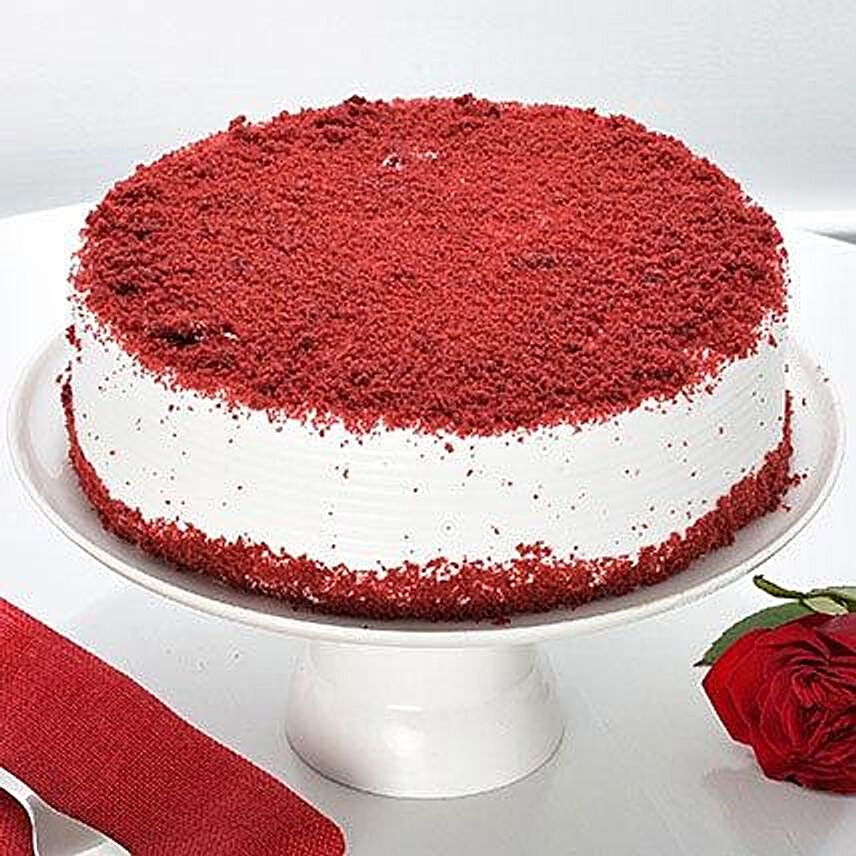 Red Velvet Fresh Cream Cake:Anniversary Gifts Delivery to Malaysia