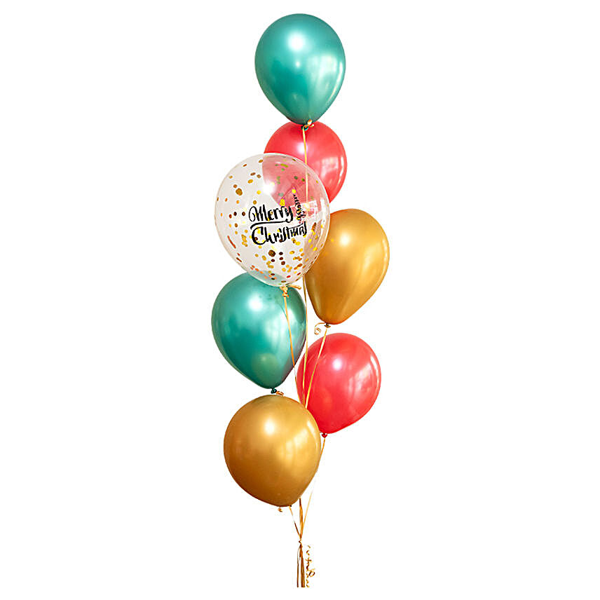 XMas Special Colourful Balloons Bunch