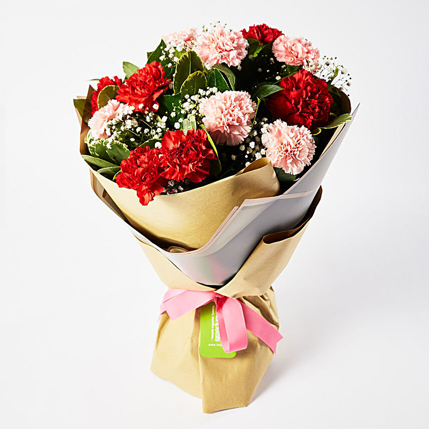 Appealing Carnations Bouquet:Carnations Flowers to Malaysia