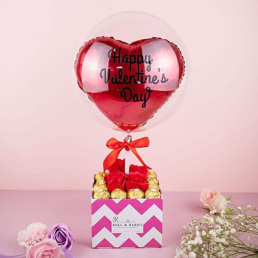 Happy Valentines Day Poppet Snacks Box:Teddy Day Gifts to Malaysia