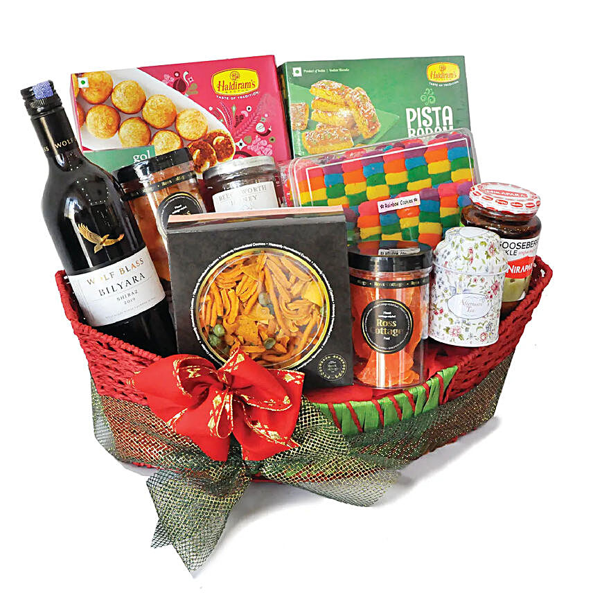 Vegan Diwali Gift Basket:Gift Hampers to Malaysia
