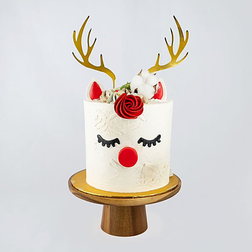 Rudolph Reindeer Cake:Christmas Gifts Delivery In Malaysia