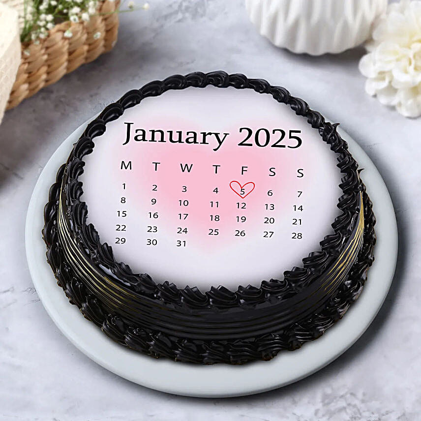 Personalised Chocolate Cake Half Kg