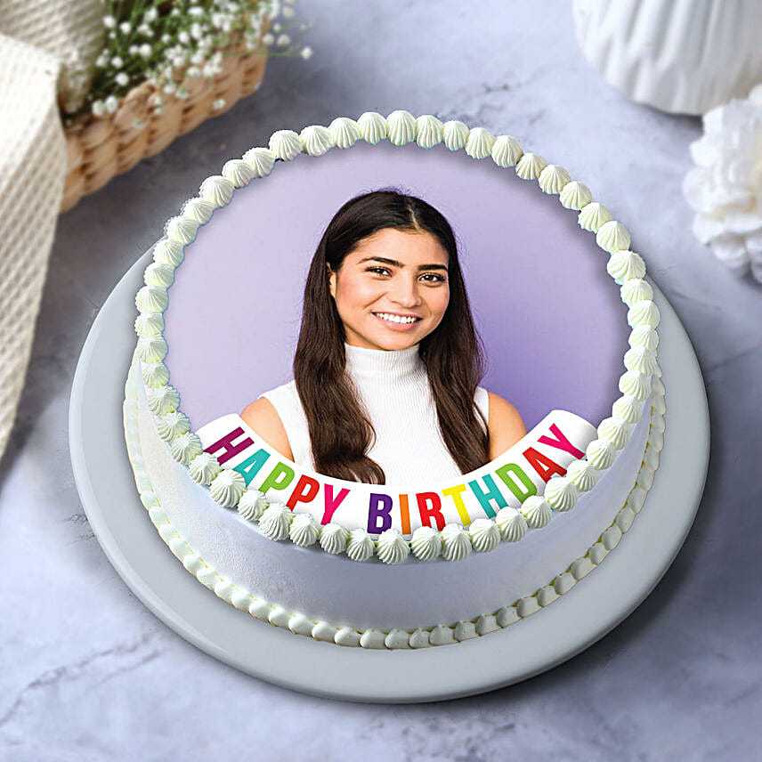 Birthday Pineapple Eggless Cake