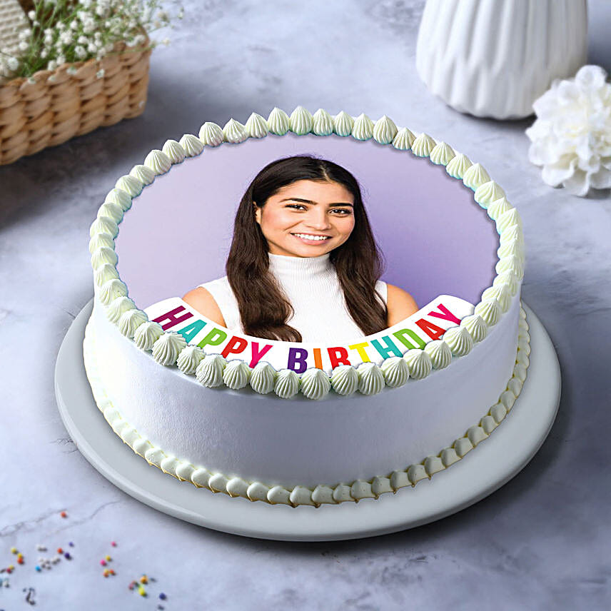 Birthday Pineapple Eggless Cake