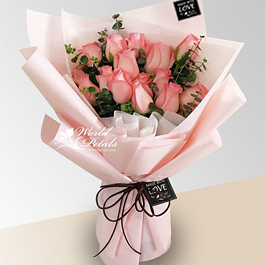 All Pink Flower Bunch
