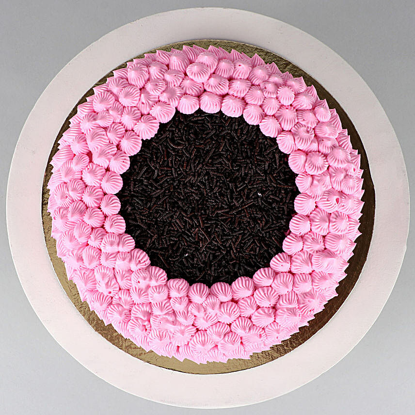 Amazing Pink Chocolate Cake Half Kg