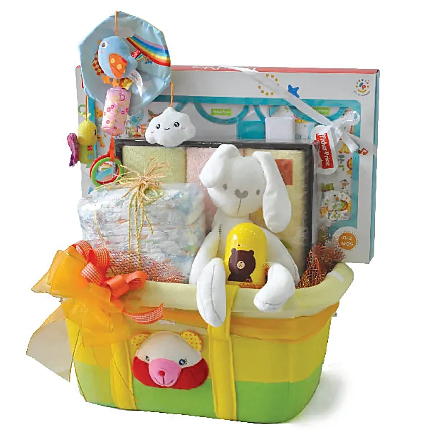 Baby Clothes And Grooming Set New Born Hamper