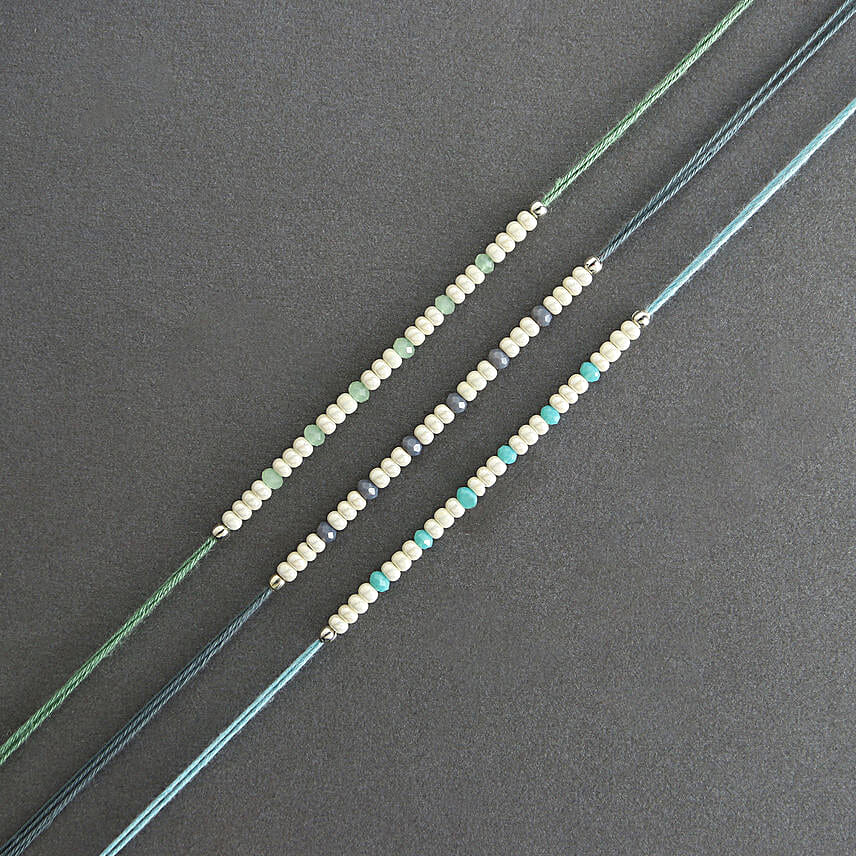 Beads Rakhi Set N Toblerone Delight