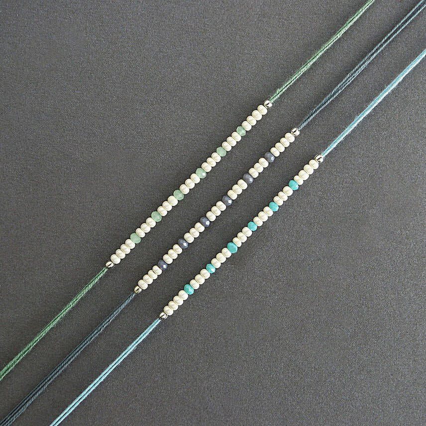 Beads Rakhi Set of 3