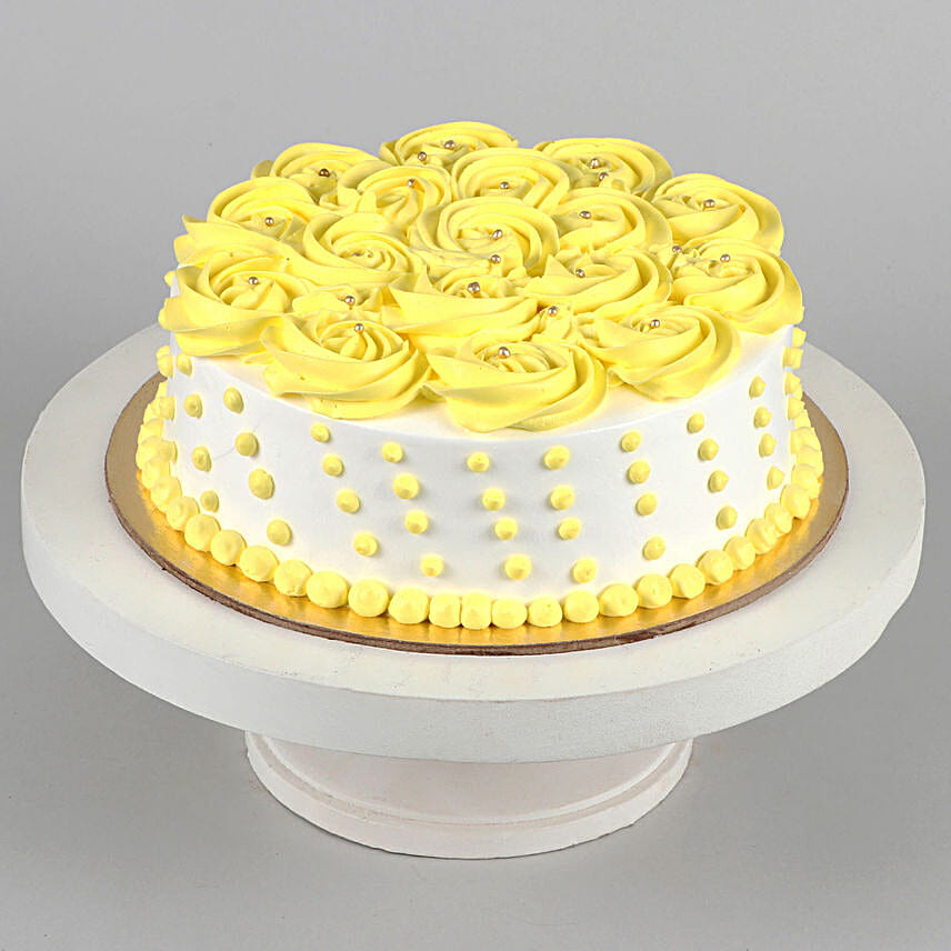 Bright Roses Chocolate Cream Cake Half Kg