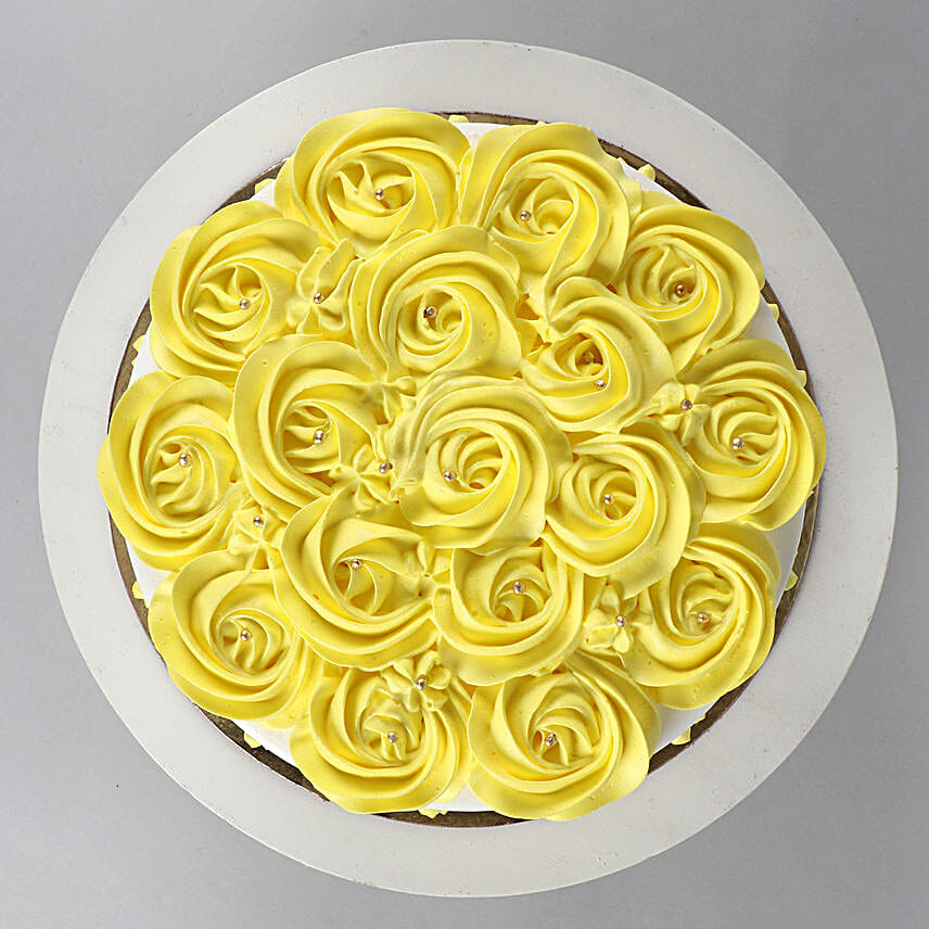 Bright Roses Chocolate Cream Cake Half Kg