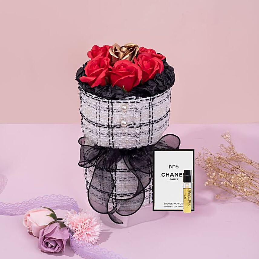Chanelle Bouquet Soap Flower Chanel N5 Perfume