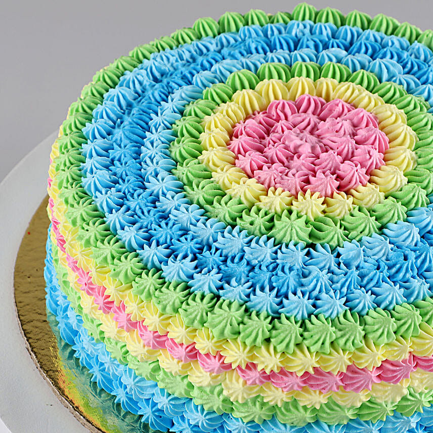 Colourful Creamy Cake 1 Kg
