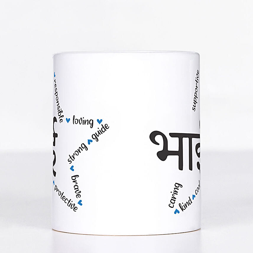 Cultural Charm Rakhi Set N Mug Combo